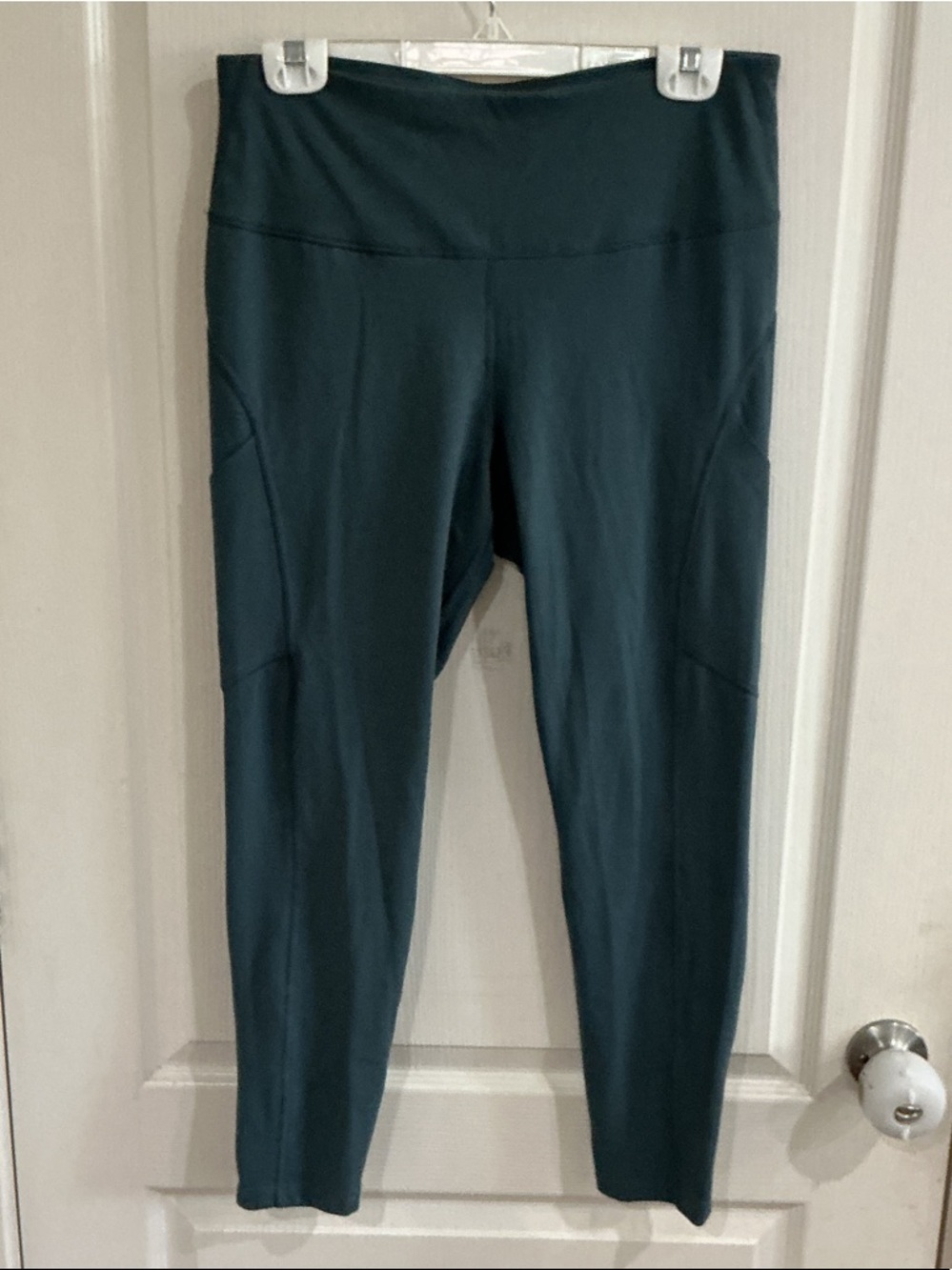 Apana Dark Teal High-Waist Leggings